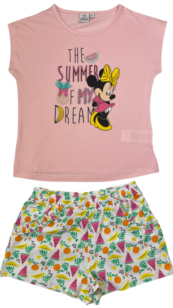 Levně Setino Letní plážový set Minnie Mouse - růžový