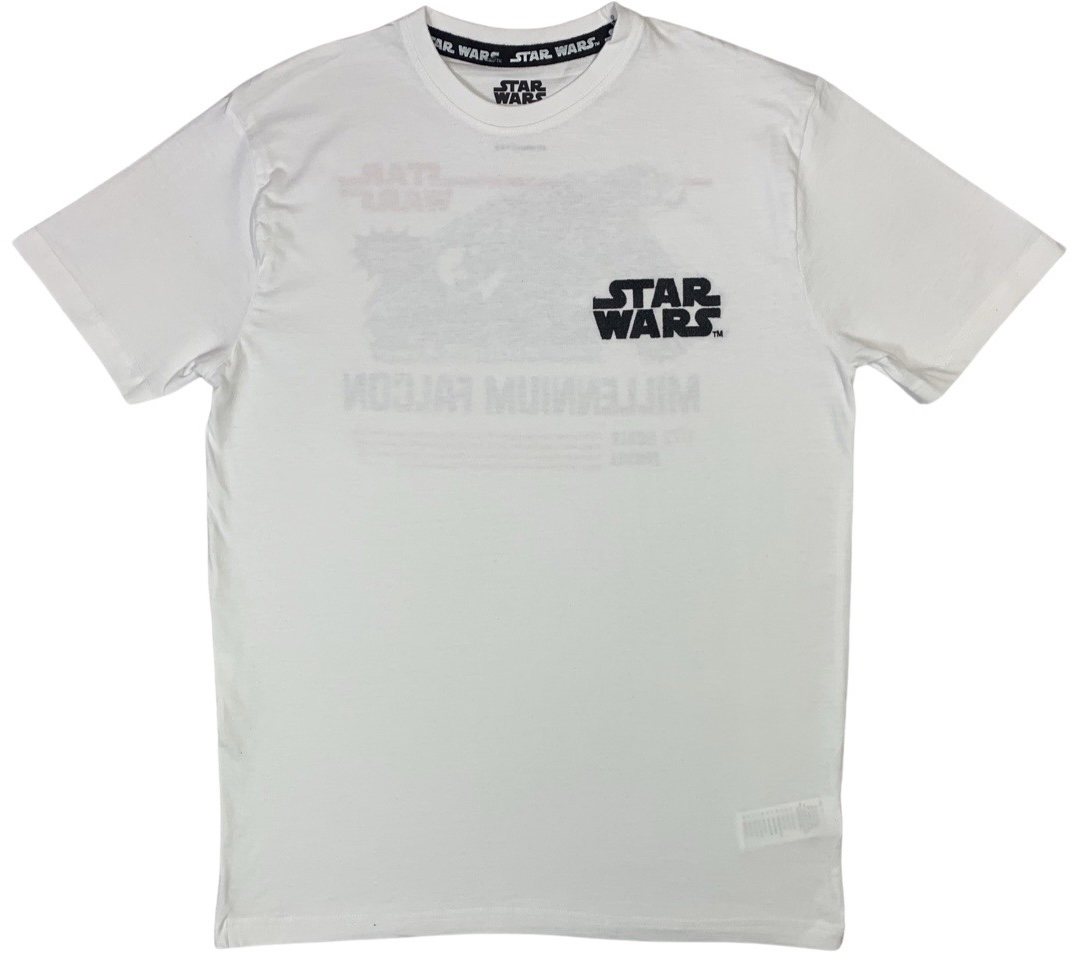 Levně EPlus Pánské tričko - Star Wars bílé