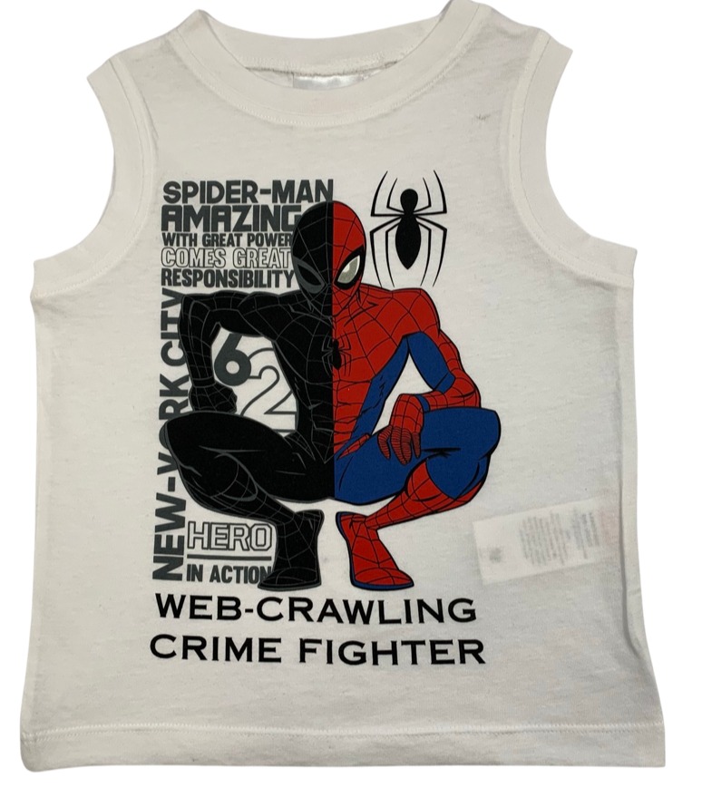 Levně Podmix Tílko - Spiderman bílé
