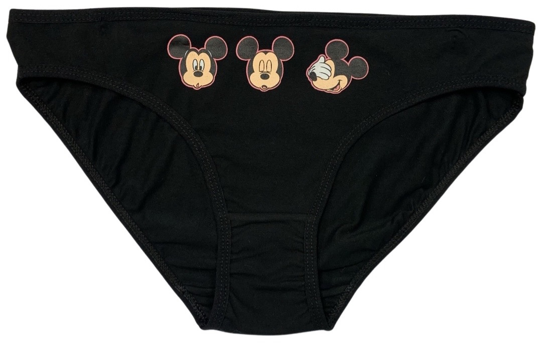 Levně EPlus Dámské spodní prádlo - Mickey Mouse černé