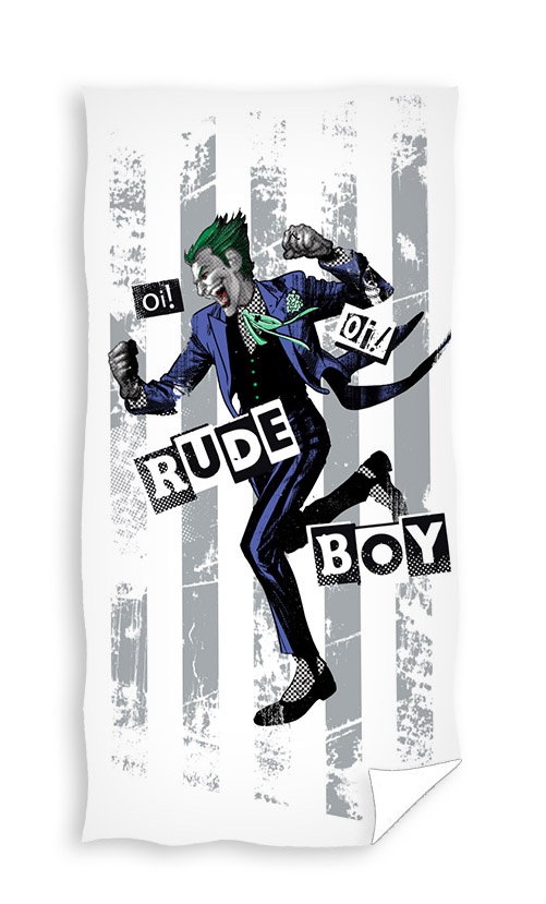 Levně Carbotex Osuška - Joker Rude Boy 70 x 140 cm