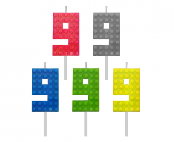 Godan Narozeninová svíčka Lego - 9