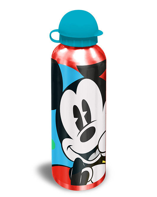 Levně Kids Licensing Láhev na vodu Mickey Mouse - červená