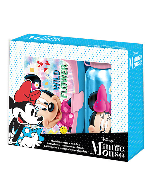 Levně Euroswan Set box na svačinu + láhev - Minnie Mouse