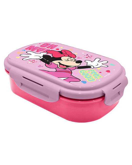 Levně Euroswan Box na svačinu s vidličkou - Minnie Mouse