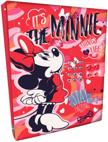 Levně Euroswan Tajný deník se zvukem - Minnie Mouse