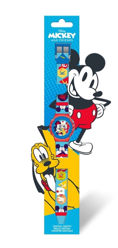 Levně Euroswan Dětské náramkové hodinky digital - Disney Mickey Mouse