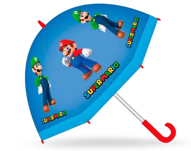 Levně Kids Licensing Dětský deštník - Super Mario modrý