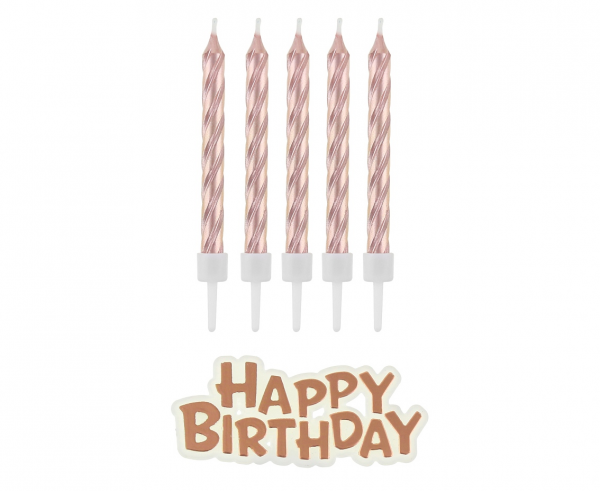 Godan Narozeninové svíčky - Happy Birthday 8 ks