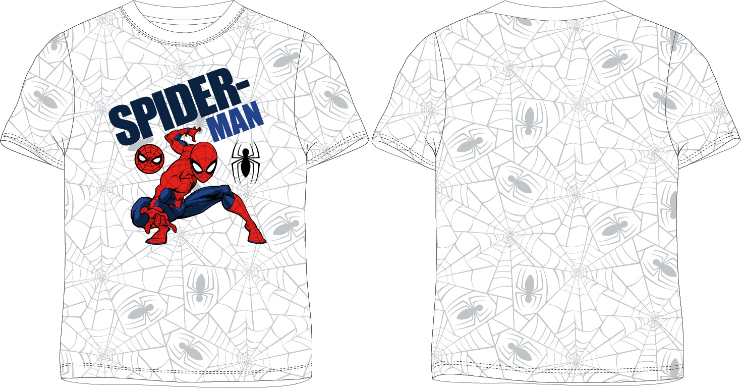 Levně Eplus Chlapecké tričko - Spiderman bílé