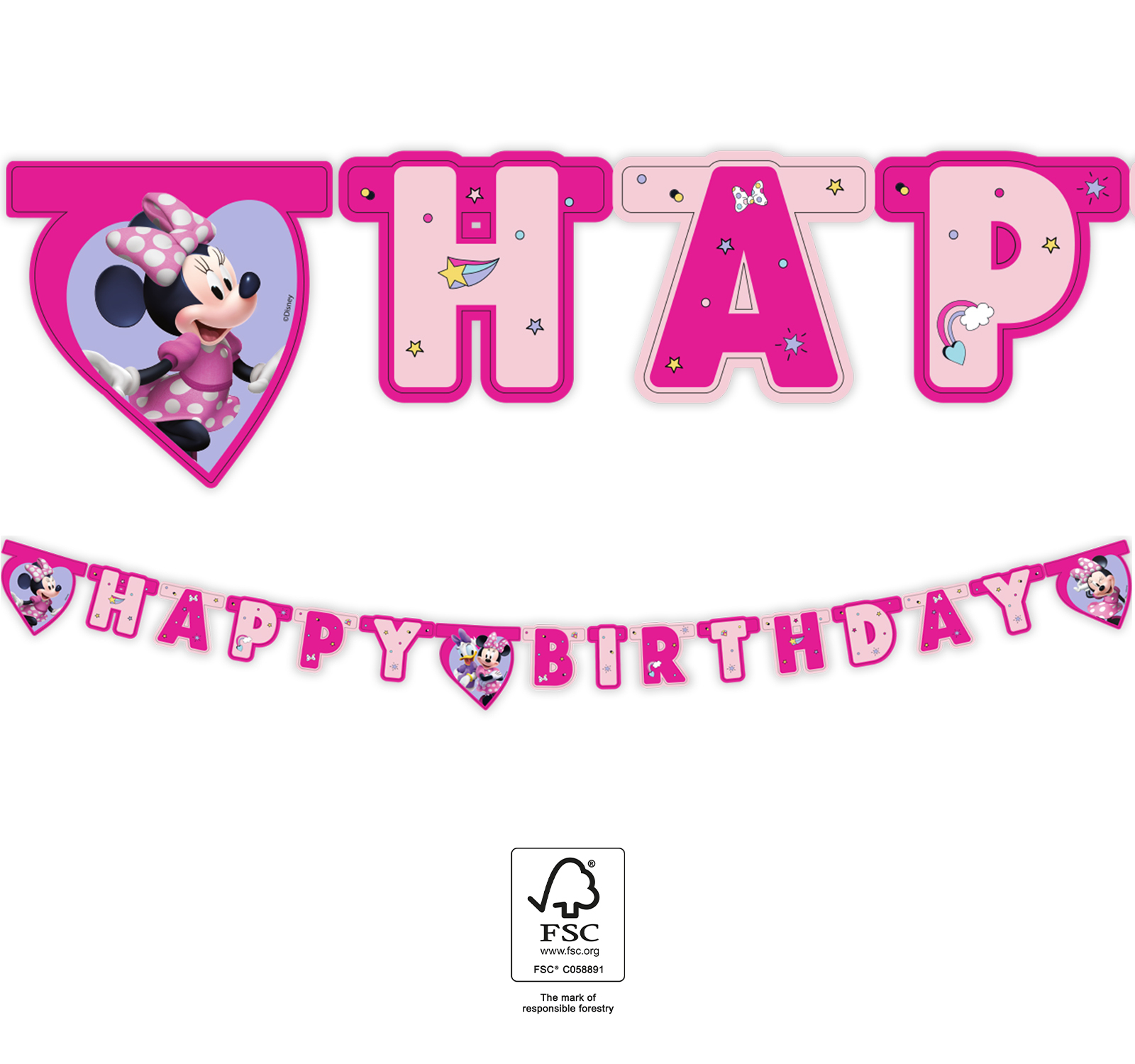 Procos Banner - Happy Birthday Minnie & Daisy 2 m