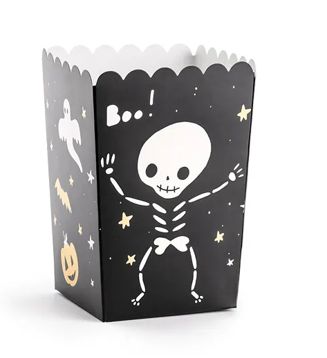Levně PartyDeco Dekorativní boxy na popcorn - Boo! 6 ks