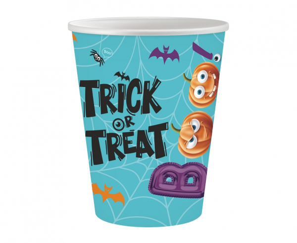 Godan Papírové kelímky - Halloween Trick or Treat 250 ml 6 ks