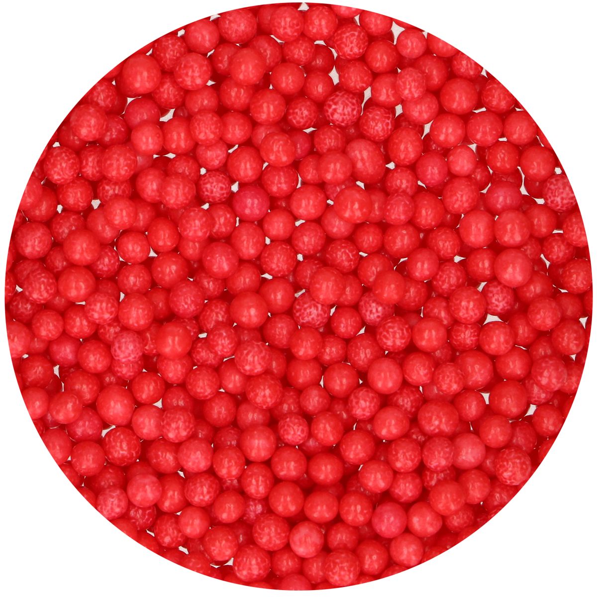 Levně Funcakes Cukrové kuličky Soft Pearls - Červené 80 g