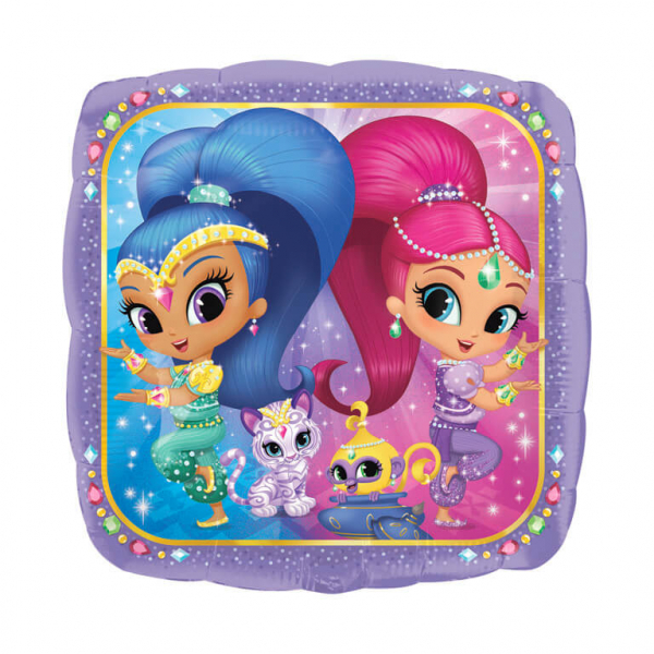 Levně Amscan Fóliový balón - Shimmer & Shine čtverec 43 cm