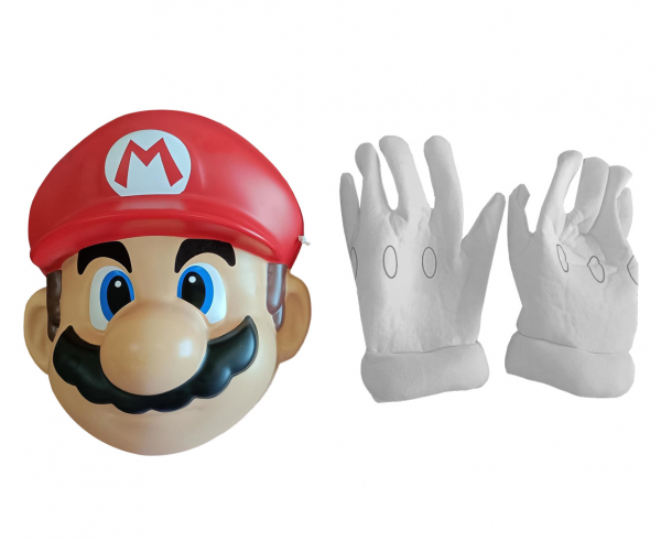 Levně Godan Sada Super Mario - Maska a rukavice