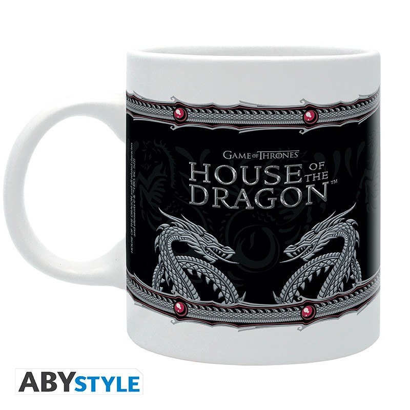 Levně ABY style Hrnek House of Dragon - Rod Draka stříbrný drak 320 ml