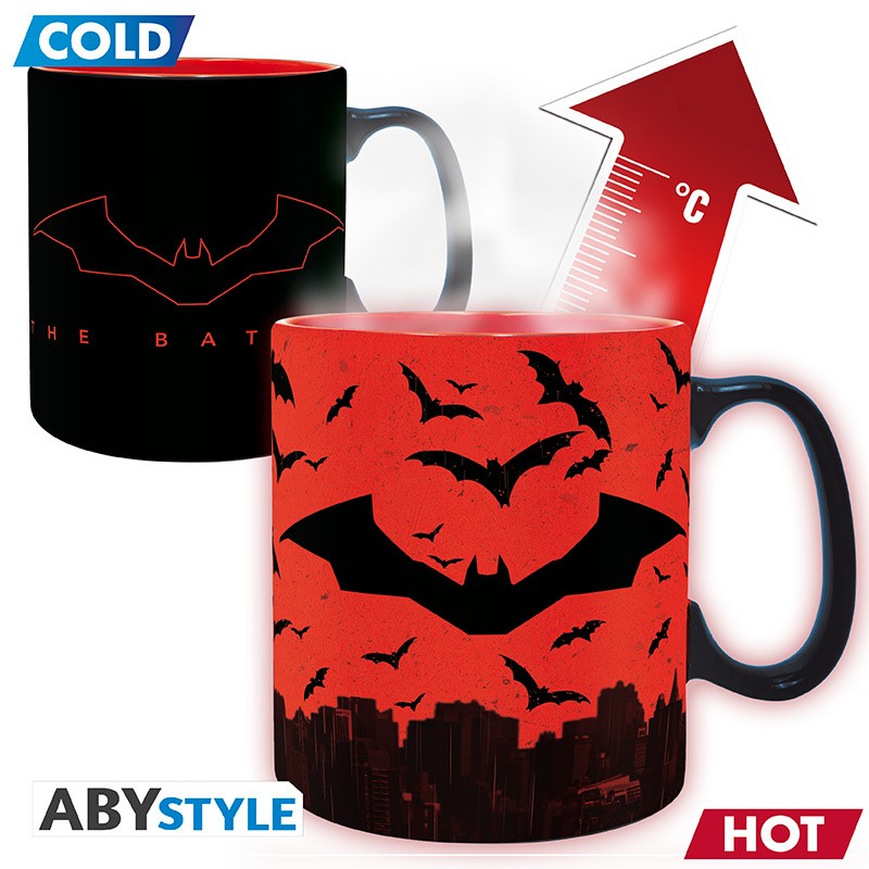 Levně ABY style Hrnek reagující na teplo DC Comics - Batman 460 ml