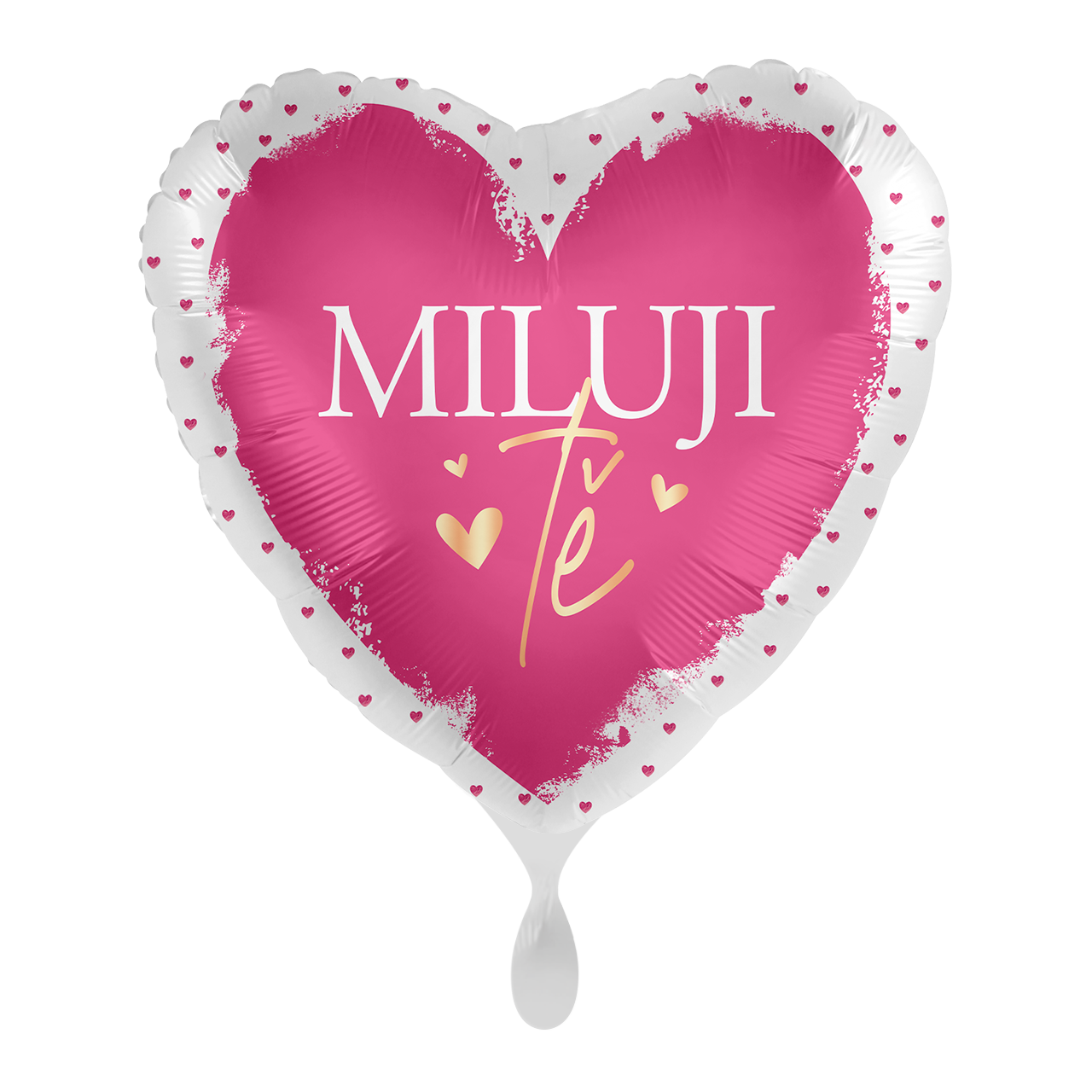 Levně Premioloon Fóliový balón růžový srdce - Miluji Tě