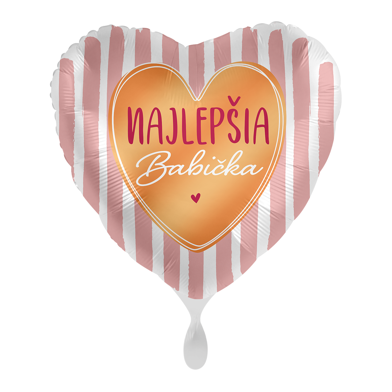 Levně Premioloon Fóliový balón srdce - Najlepšia Babička