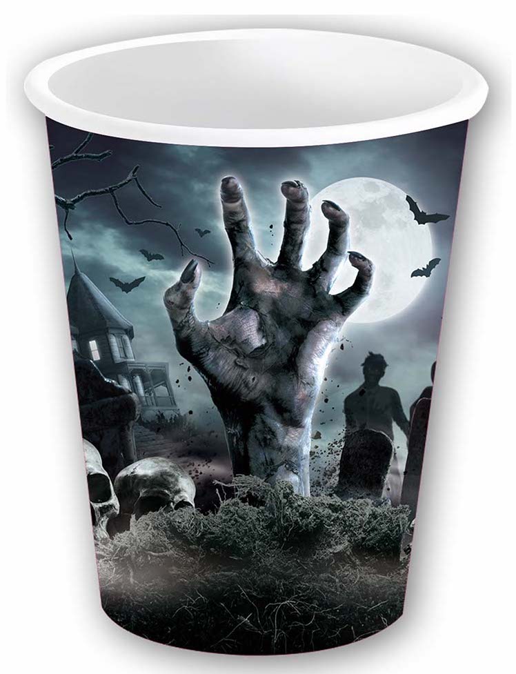 Levně Guirca Kelímky - Halloween Hřbitov 240 ml 6 ks