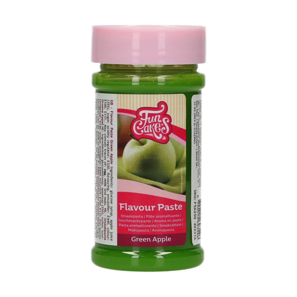 Levně Ochucovací pasta Funcakes - Zelené jablko 120 g