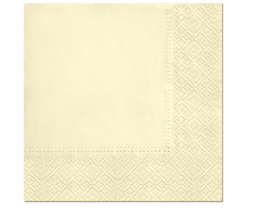 Levně Godan Ubrousky - krémové 33 x 33 cm 20 ks