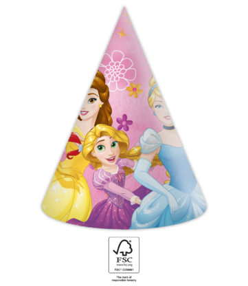 Levně Procos Papierové párty klobúčiky - Disney Princezné