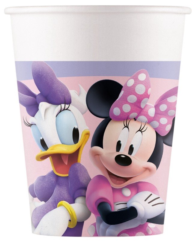 Procos Papírové kelímky - Disney Minnie Mouse 200 ml 8 ks