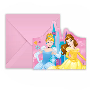 Levně Procos Pozvánky - Disney Princezny 6 ks