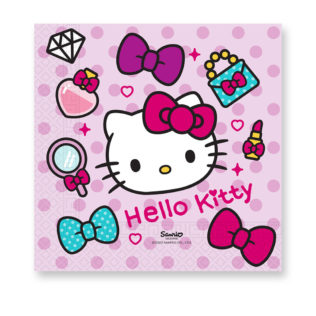 Levně Procos Ubrousky - Hello Kitty 33 x 33 cm 20 ks