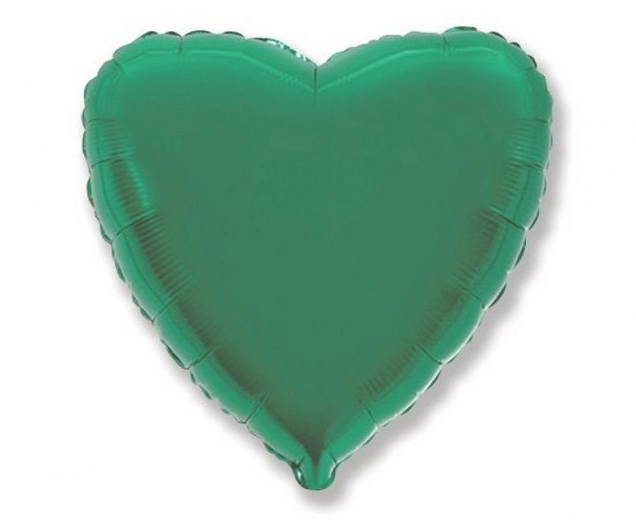 Levně Flexmetal Fóliový balón srdce tyrkysový 46 cm