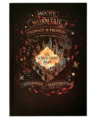 Levně Distrineo Sešit Harry Potter - Záškodnická Mapa