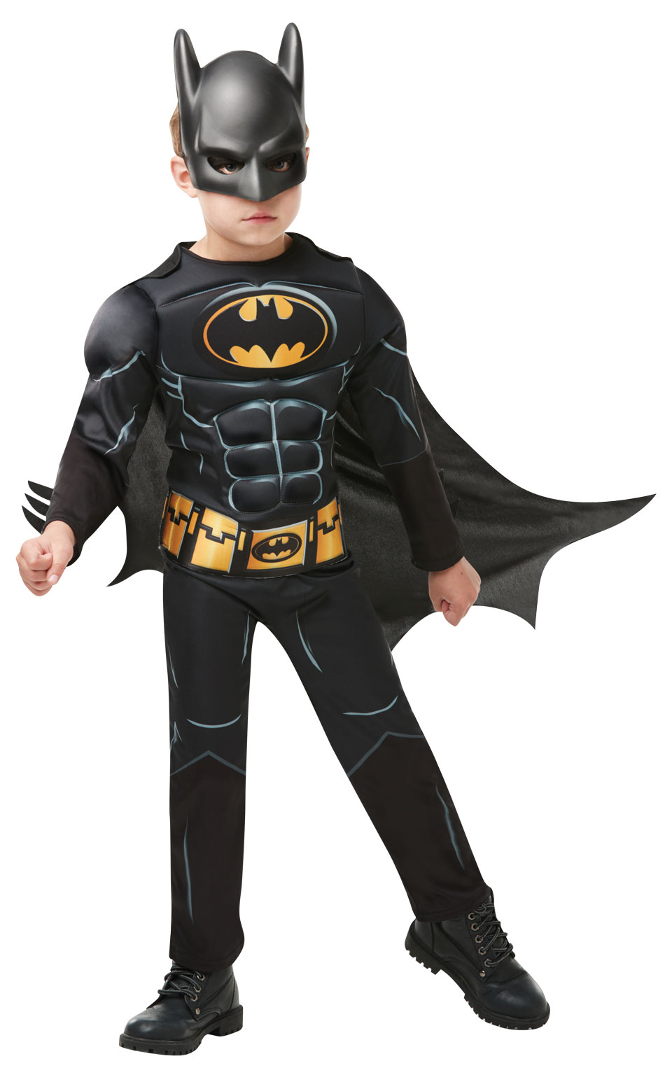 Levně Rubies Dětský kostým - BATMAN BLACK CORE