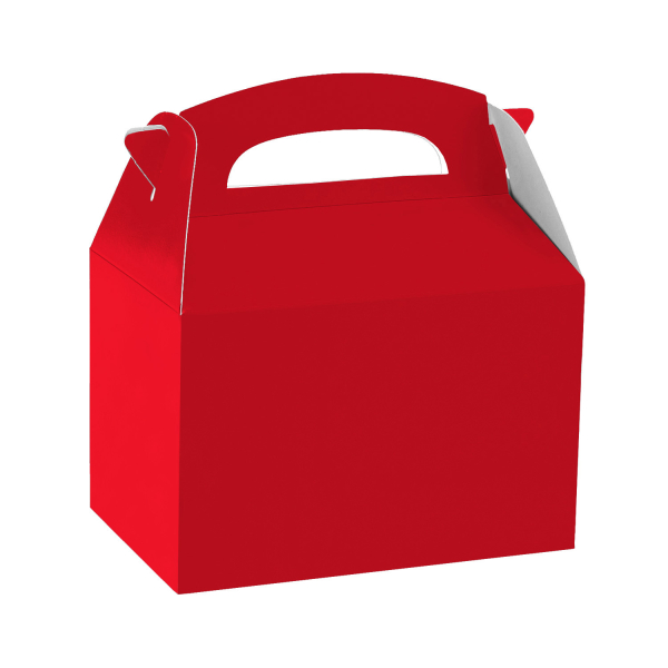 Levně Amscan Papírový párty box - červený