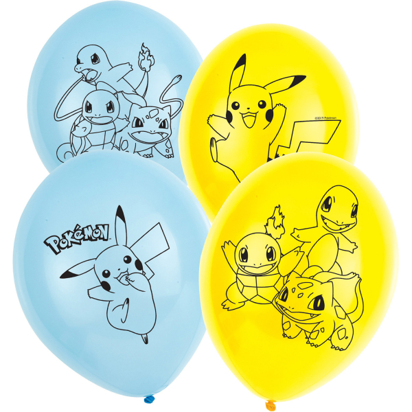 Levně Amscan Latexové balóny - Pokémon 27,5 cm