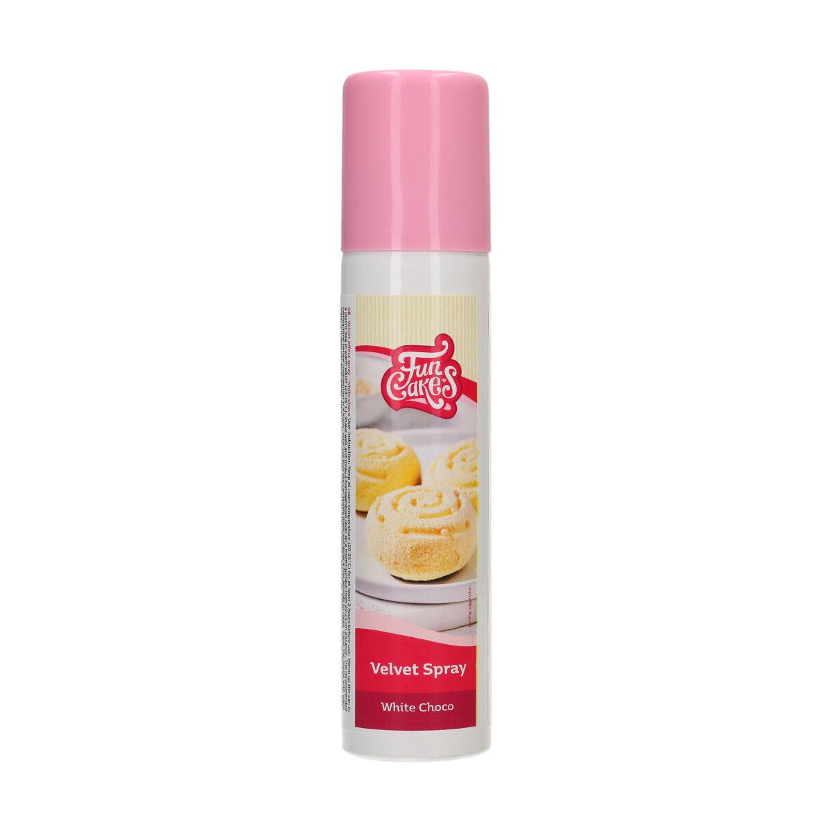 Funcakes Sprej se sametovým efektem - Bílá Čokoláda 100 ml