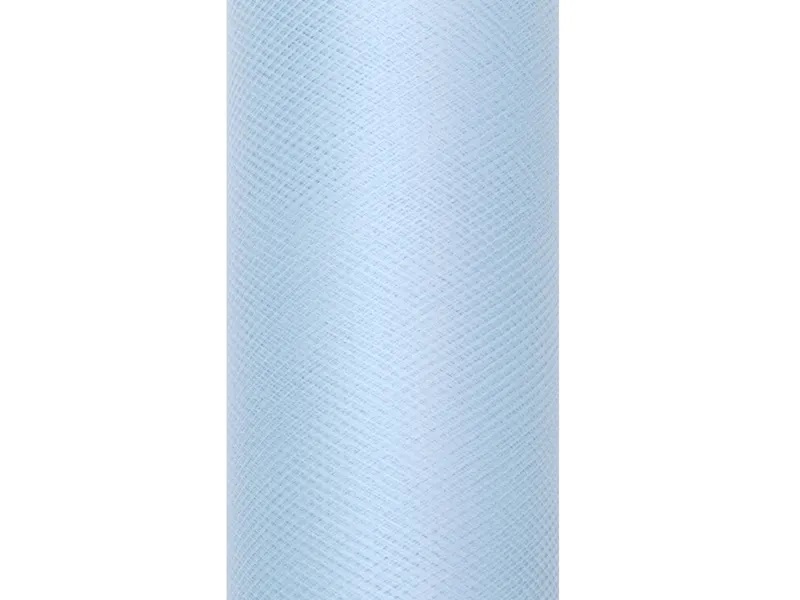 PartyDeco Tyl hladký - modrá Sky - blue 0,3 x 9 m