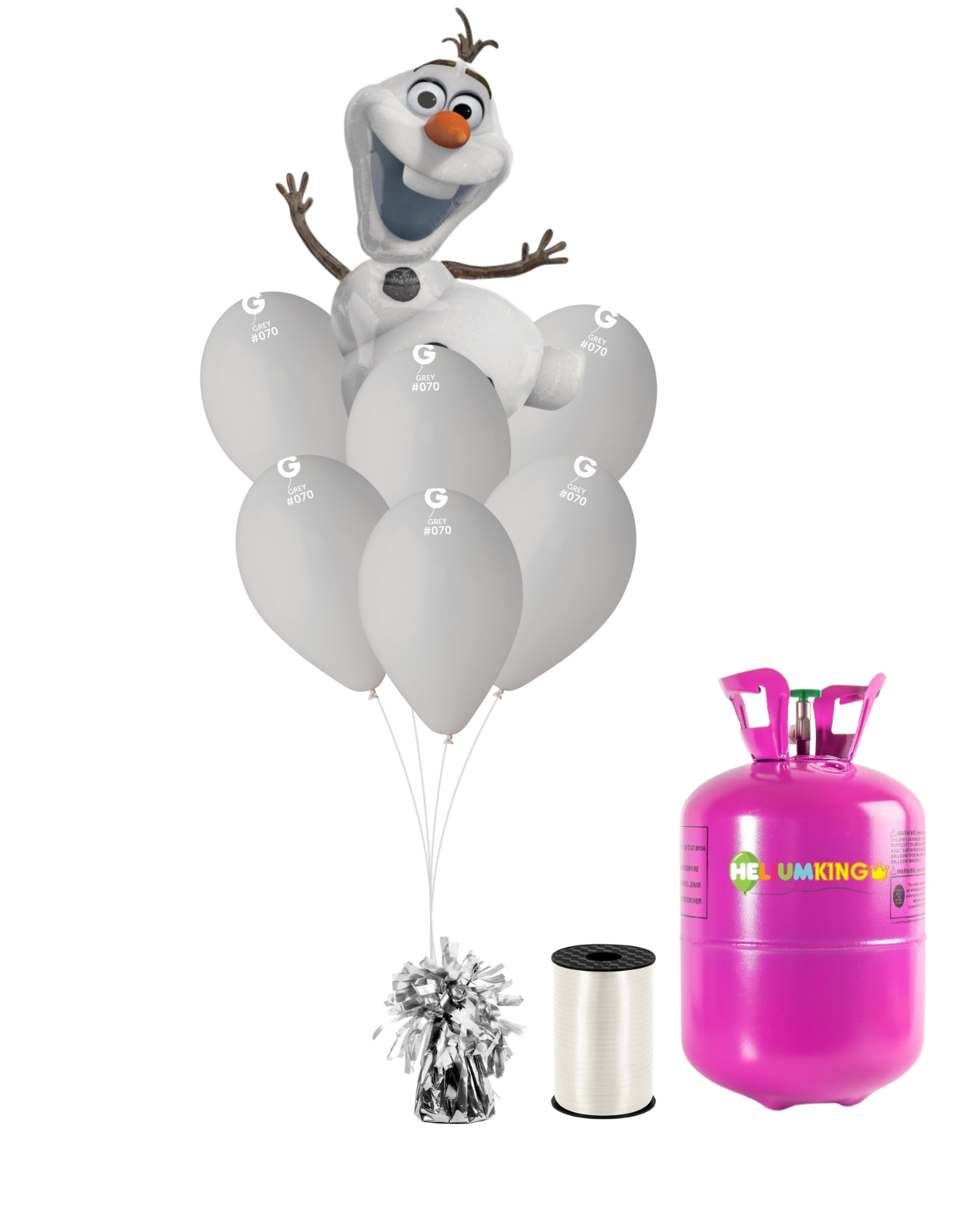 Levně HeliumKing Helium párty set - Frozen Olaf
