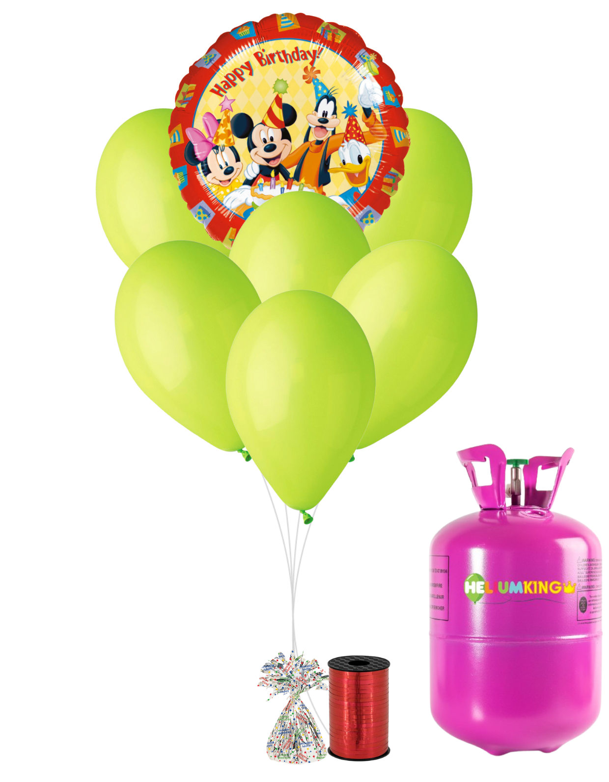 HeliumKing Helium párty set - Mickey Mouse a přátelé