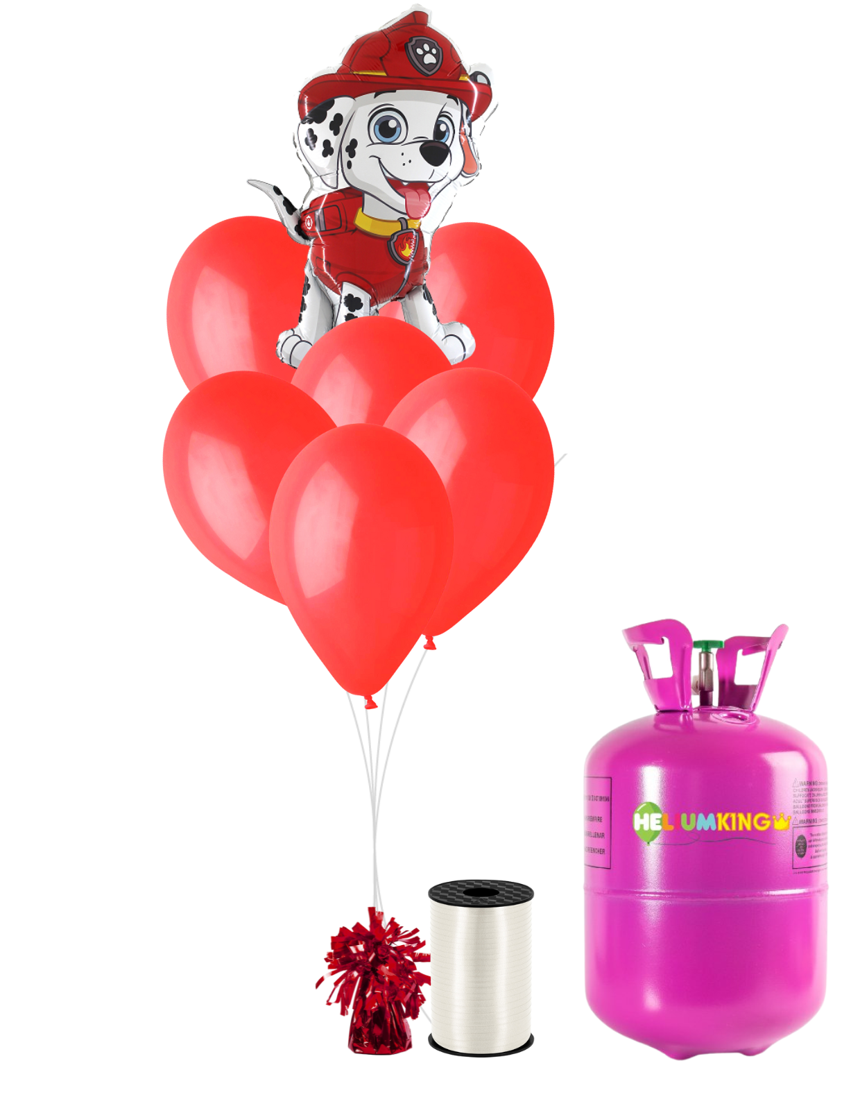 Levně HeliumKing Helium párty set - Paw Patrol Marshall