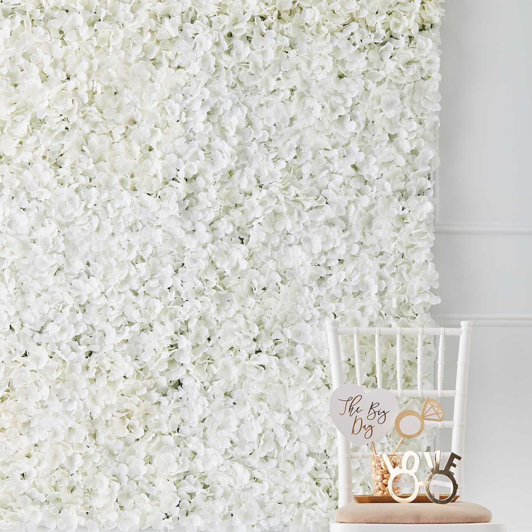 Levně Ginger Ray Květinová dekorace - Bílá