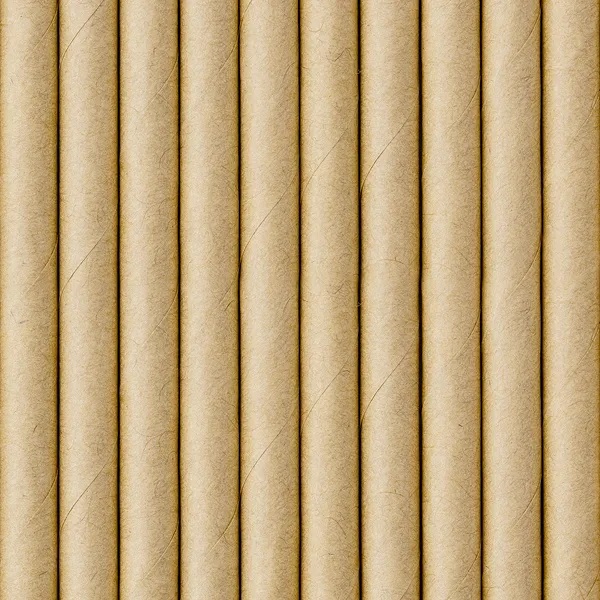 Levně PartyDeco Papírové brčka - Kraft 10 ks
