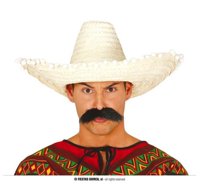 Levně Guirca Sombrero 50cm Barva: Krémová