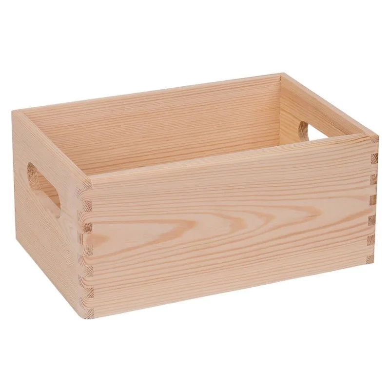 Fenwit Dřevěná krabice s úchyty 30 x 20 cm
