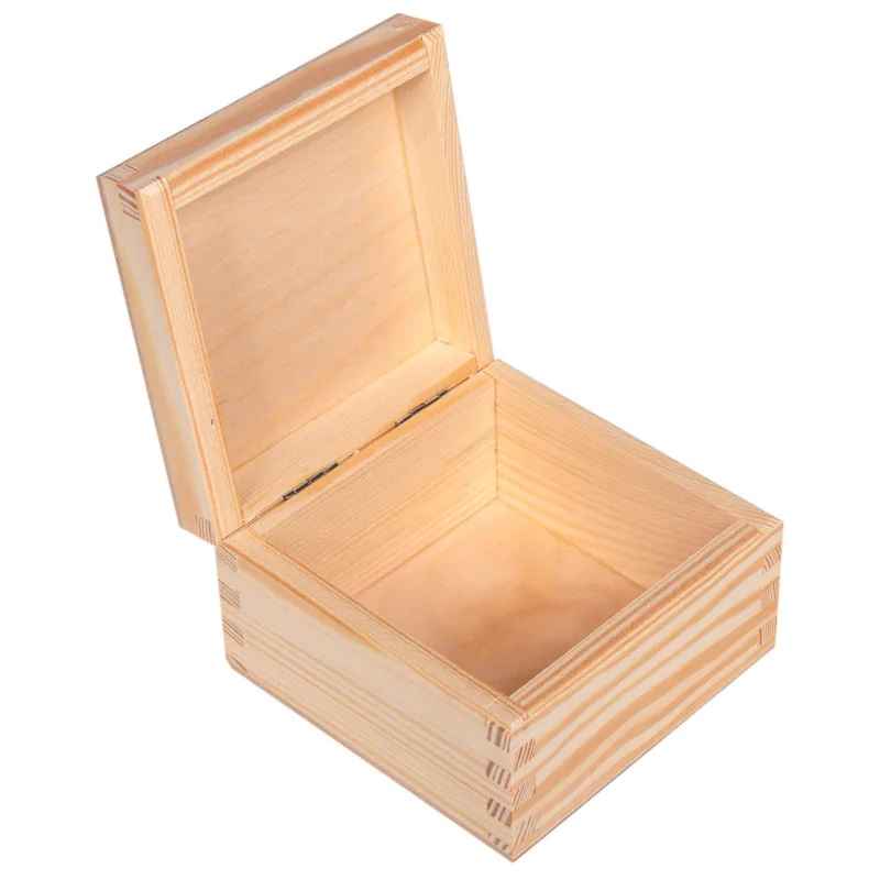 Fenwit Dřevěná krabička 10 x 10 x 5,5 cm