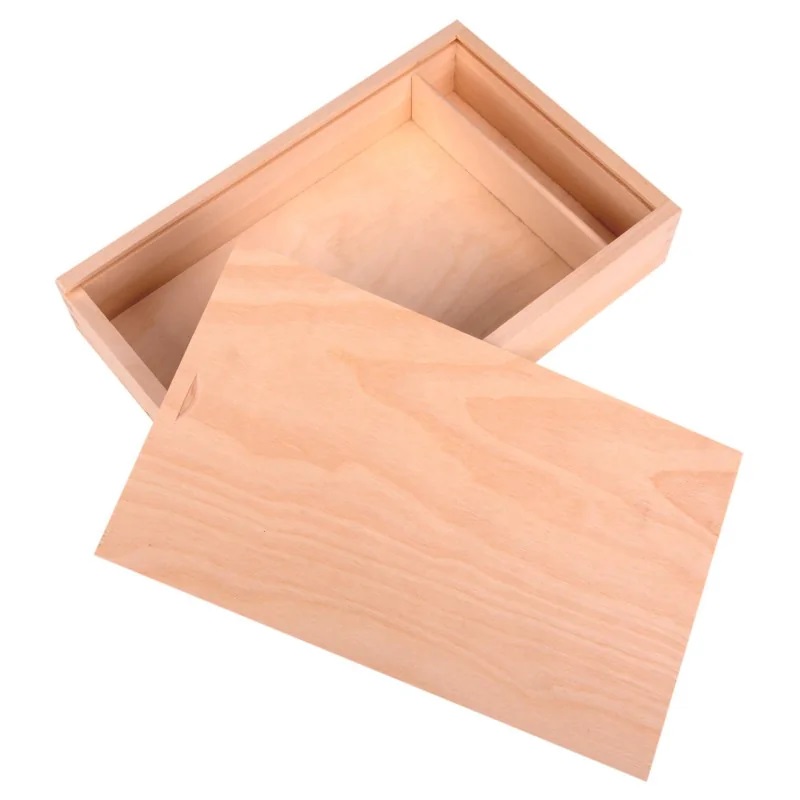 Fenwit Dřevěná krabička na fotky a USB 10 x 15 cm