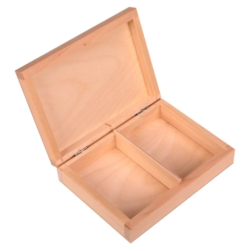 Levně Fenwit Dřevěná krabička na obroučky 16 x 12 x 4,2 cm