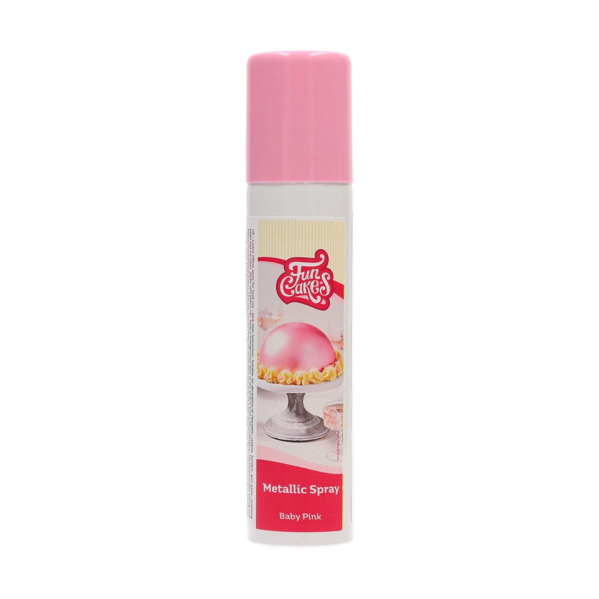 Funcakes Barva ve spreji - Metallic baby pink 100 ml