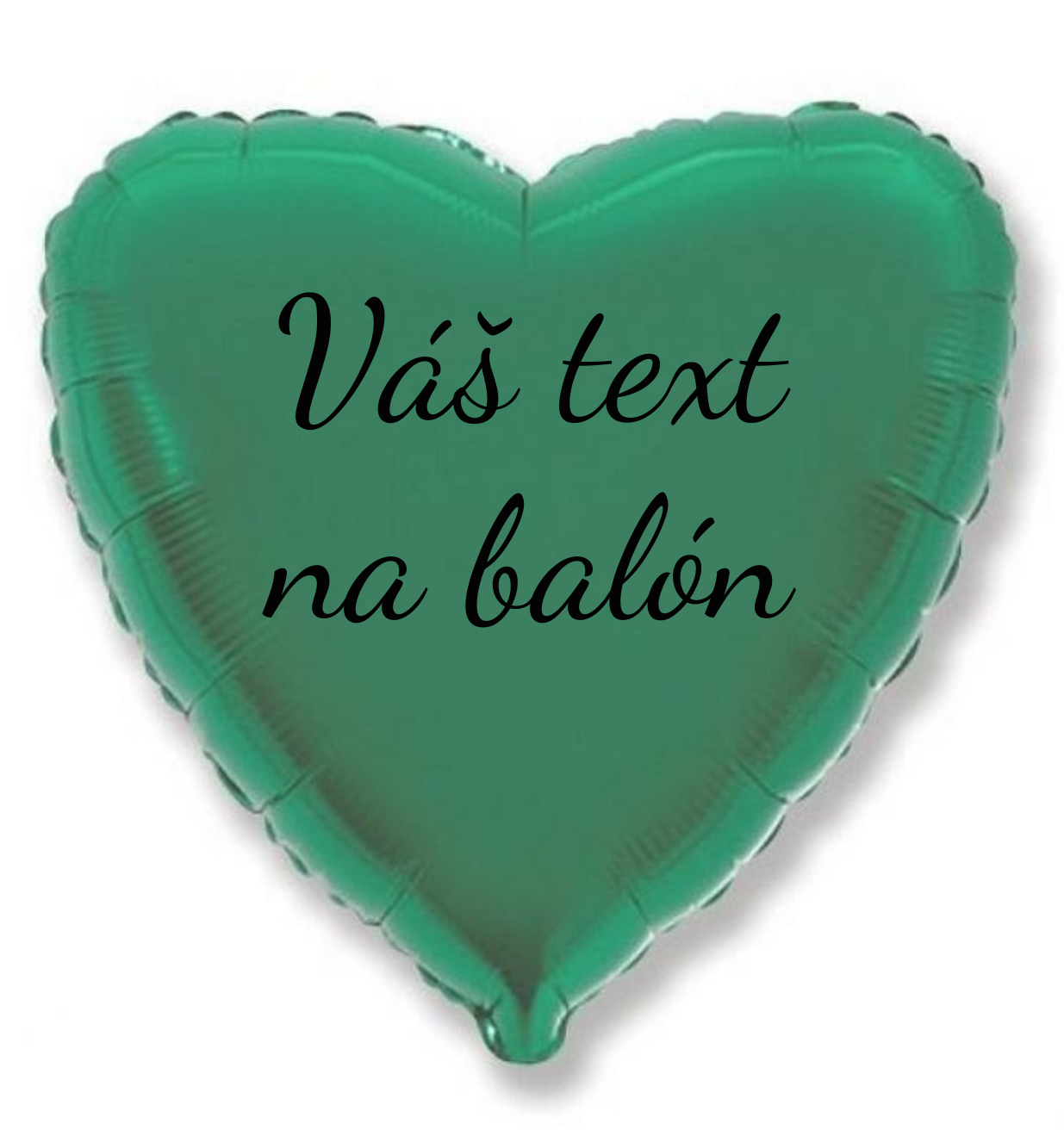 Levně Personal Fóliový balón s textem - Tyrkysové srdce 45 cm